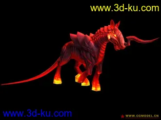 3D打印模型独角火怪的图片