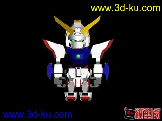 3D打印模型Q版的闪光高达的图片