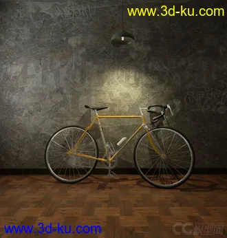 3D打印模型自行车场景的图片