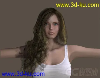 3D打印模型写实女人的图片