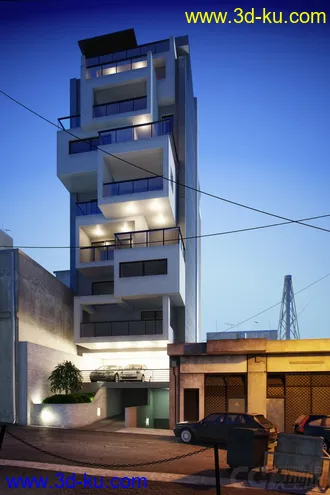 3D打印模型E.A.Vol.20--10套室外建筑场景的图片