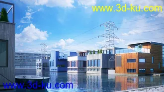 3D打印模型E.A.Vol.20--10套室外建筑场景的图片