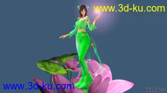 游戏仙女碧瑶3D模型的图片
