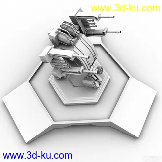 3D打印模型简单的机械场景的图片