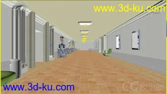 3D打印模型展览馆内景的图片