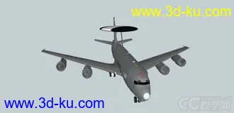 3D打印模型美国E-3预警机的图片