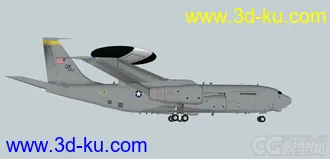 3D打印模型美国E-3预警机的图片