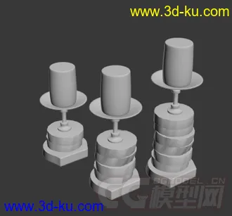 蜡烛装饰摆件模型的图片