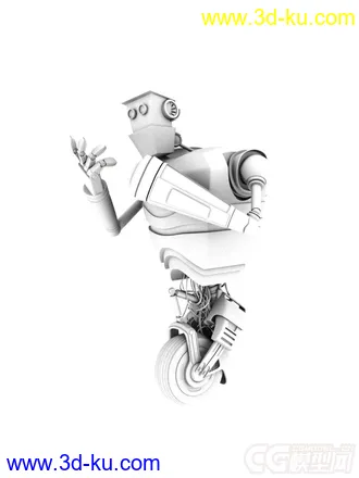 3D打印模型机器人练习作品的图片