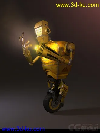 3D打印模型机器人练习作品的图片