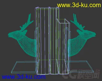 鹿 装饰模型的图片