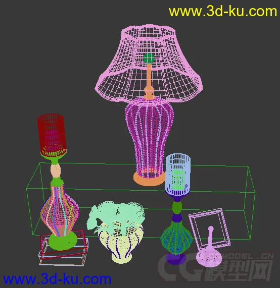 台灯 装饰品模型的图片1