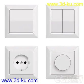 插座开关模型的图片