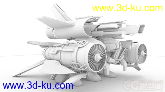 3D打印模型科幻机械飞行器变形金刚飞行器飞机的图片