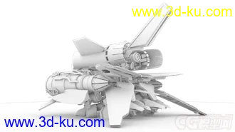 3D打印模型科幻机械飞行器变形金刚飞行器飞机的图片