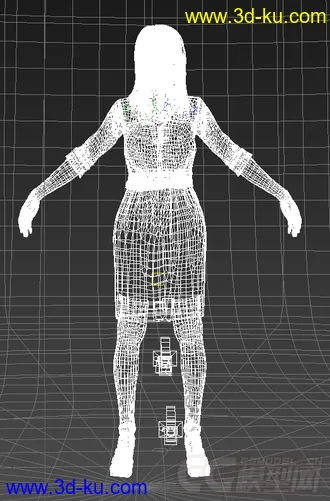 一个金发美女模型的图片