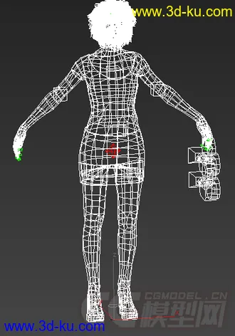 一个黑色人种 女人模型的图片