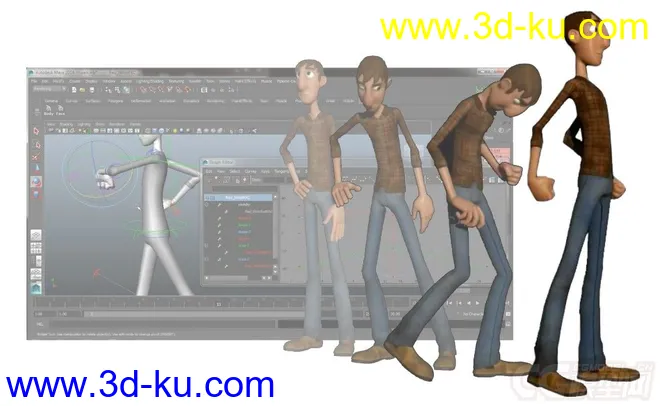 Fred Rig with textures模型的图片8