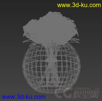 玫瑰花模型的图片