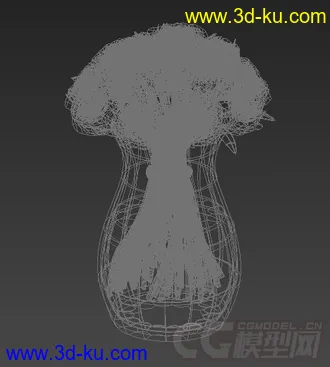 一束玫瑰花模型的图片