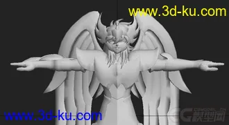 3D打印模型ps3圣斗士-神衣 带骨骼的图片