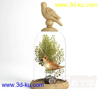 桌面装饰摆设模型 小鸟的图片