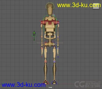 3D打印模型DROID (Star Wars) Rig full controls的图片
