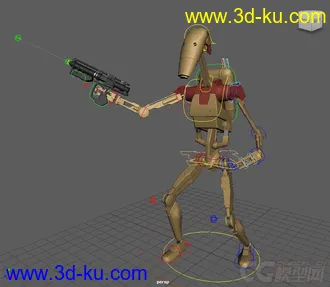 3D打印模型DROID (Star Wars) Rig full controls的图片