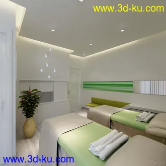 3D打印模型美容spa的图片