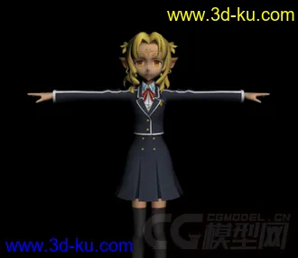 3D打印模型PS3刀剑神域-妹纸的图片