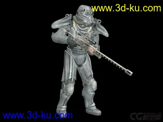 3D打印模型辐射3动力装甲的图片