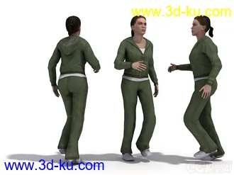 高精度人物模型的图片