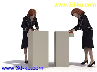 高精度人物模型的图片