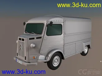 3D打印模型雪铁龙——老式 霸气铁皮大卡车 货物运输车 大型户外车的图片