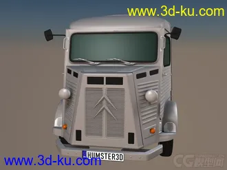 3D打印模型雪铁龙——老式 霸气铁皮大卡车 货物运输车 大型户外车的图片