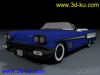 3D打印模型精品车—— 庞蒂亚克 老式经典老爷车 复古敞篷轿车 超级跑车的图片