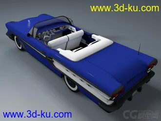 3D打印模型精品车—— 庞蒂亚克 老式经典老爷车 复古敞篷轿车 超级跑车的图片