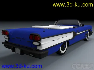 3D打印模型精品车—— 庞蒂亚克 老式经典老爷车 复古敞篷轿车 超级跑车的图片