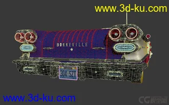 3D打印模型精品车—— 庞蒂亚克 老式经典老爷车 复古敞篷轿车 超级跑车的图片