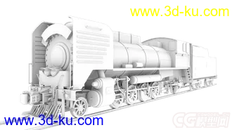 3D打印模型老式火车整齐火车的图片