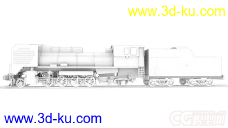 3D打印模型老式火车整齐火车的图片