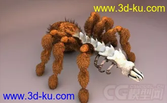 3D打印模型Dead Mother Creature Rig的图片