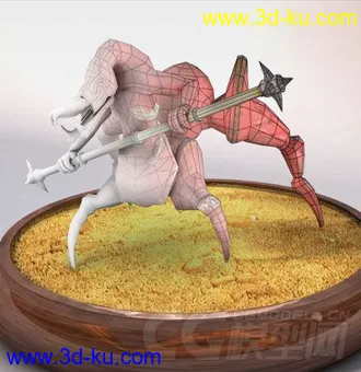 3D打印模型Nyctalus creature rig的图片