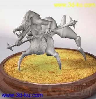 3D打印模型Nyctalus creature rig的图片
