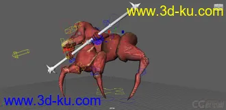 3D打印模型Nyctalus creature rig的图片