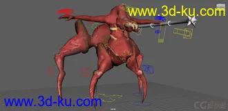 3D打印模型Nyctalus creature rig的图片