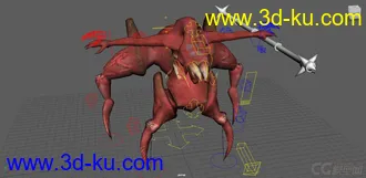 3D打印模型Nyctalus creature rig的图片