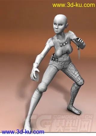 3D打印模型Lea Character Rig的图片
