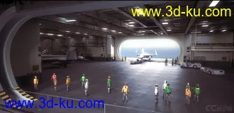 精品模型—精致航空母舰群 海上导弹驱逐舰 航空母舰加油船 武装反恐军舰 海上运输舰的图片
