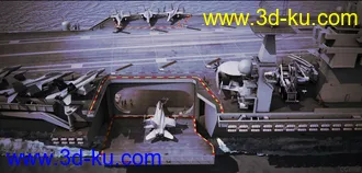 精品模型—精致航空母舰群 海上导弹驱逐舰 航空母舰加油船 武装反恐军舰 海上运输舰的图片